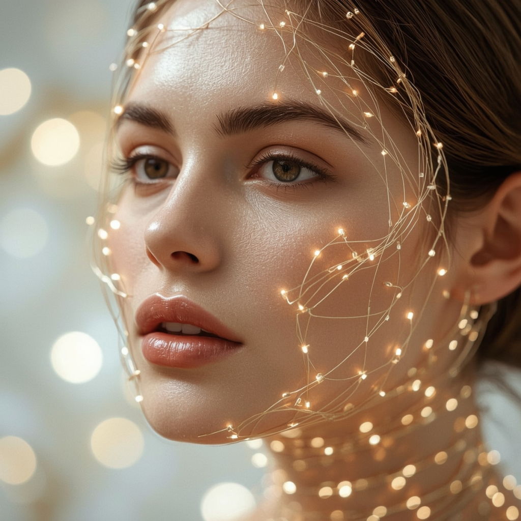 لیفت صورت با نخ چقدر ماندگاری دارد؟ ۱۰ نکته حیاتی برای دوام ۲ برابری 3 Lucid Realism Hyperrealistic Cinematic photo of a serene femal 3 1
